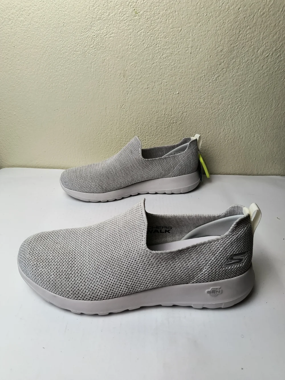 Skechers GOwalk Slip-On Mesh Walking Shoes - Off White - 9
